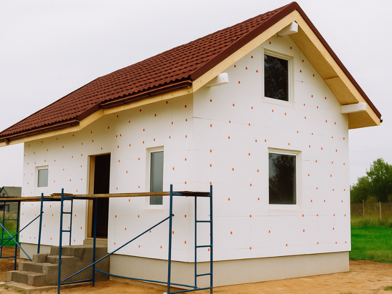 утеплитель дома пенопласт